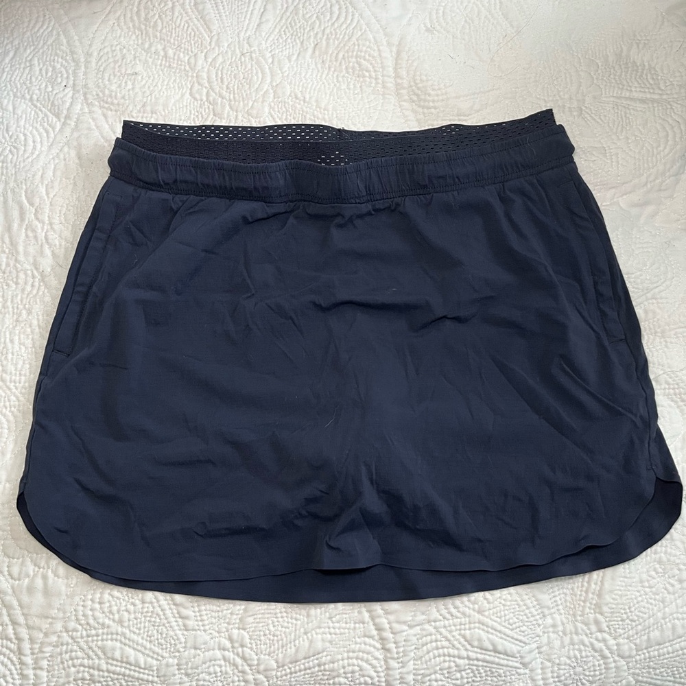 Athleta Navy Crest Skort